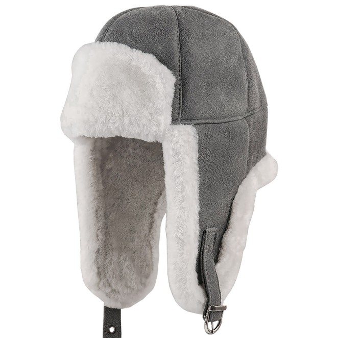 Fargo warm and cozy winter aviator trapper cap with earflaps