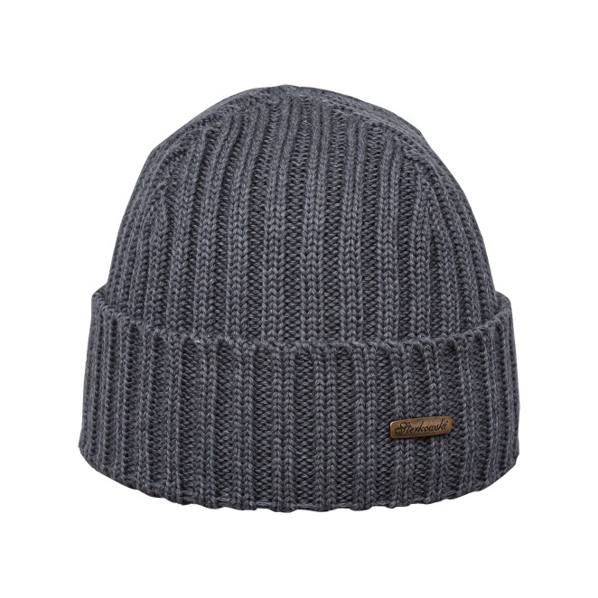 Norfolk knitted winter beanie made of extra fine merino 100% wool