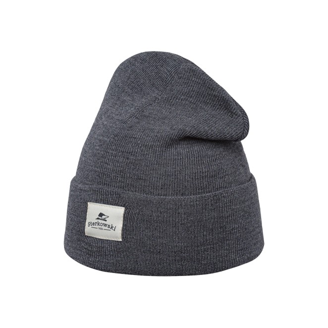 Brass Monkey knitted winter beanie made of extra fine merino 100% wool