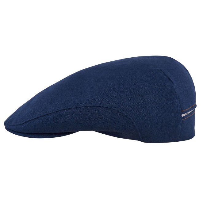 Derby - pure linen ivy league flat cap with breathable mesh lining