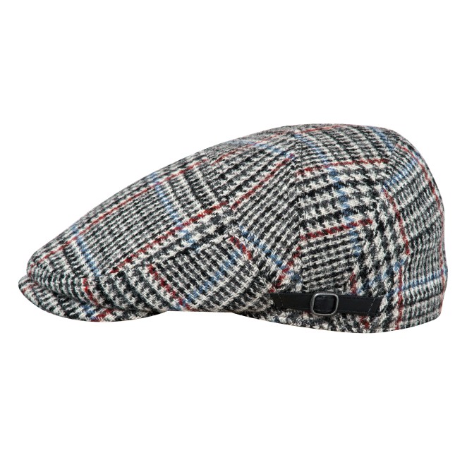 Aberdeen Harris Tweed ivy league winter flat cap breathable lining