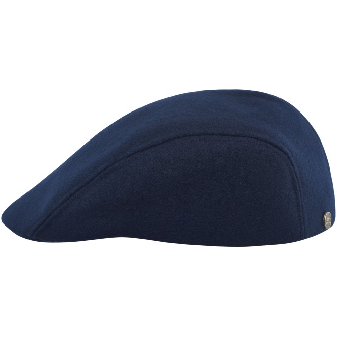 Norte - winter flat cap with foldable earflap made of wool, with padded cotton lining