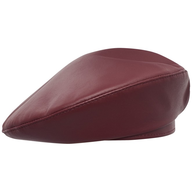 Rebel - classic sewn mens beret made of genuine leather handmade