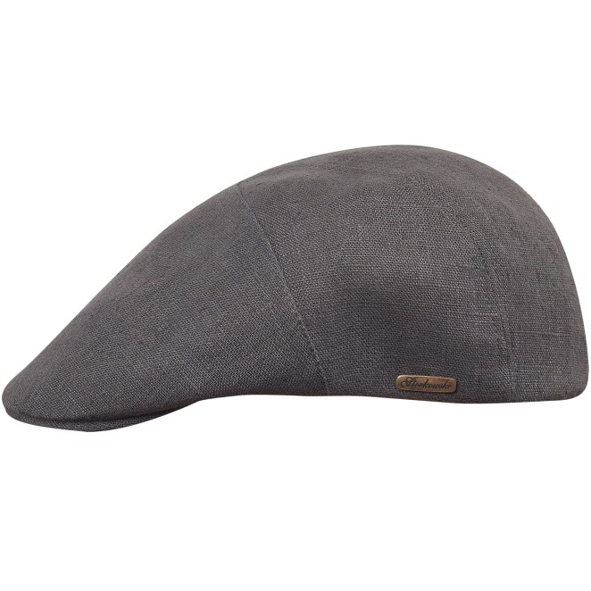 Ivy Five Summer Pure Natural Linen 5 Panels Flat Cap