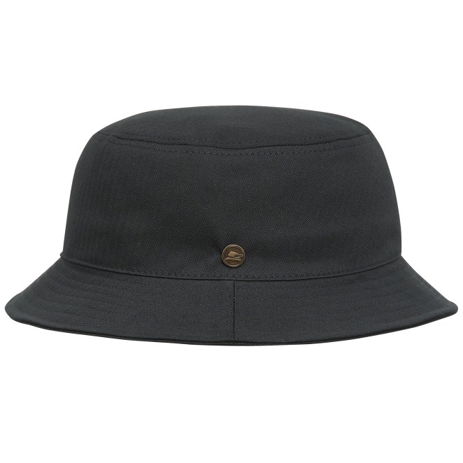 Golf - best plain Bucket, weatherproof hat with short brim, wax cotton