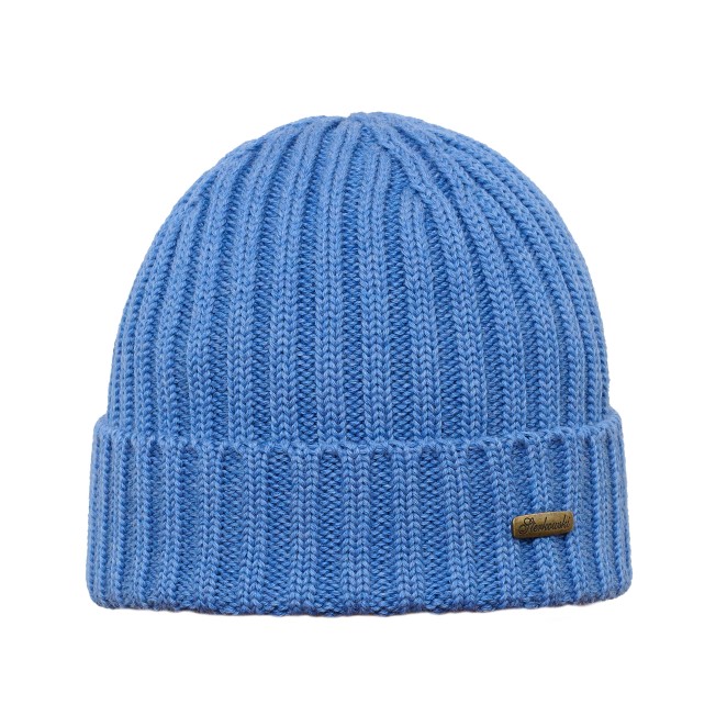 Norfolk knitted winter beanie made of extra fine merino 100% wool