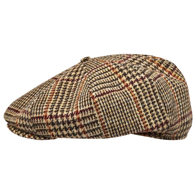 Peaky Cap - made of genuine Harris Tweed with sewn down visor