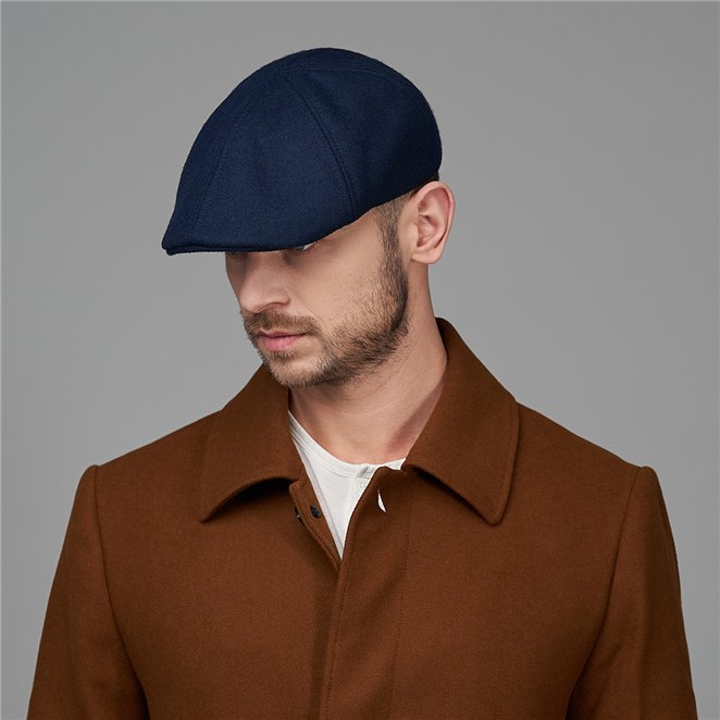 Rusty - sturdy, warm and comfortable winter fall duckbill cap made of high quality wool cloth